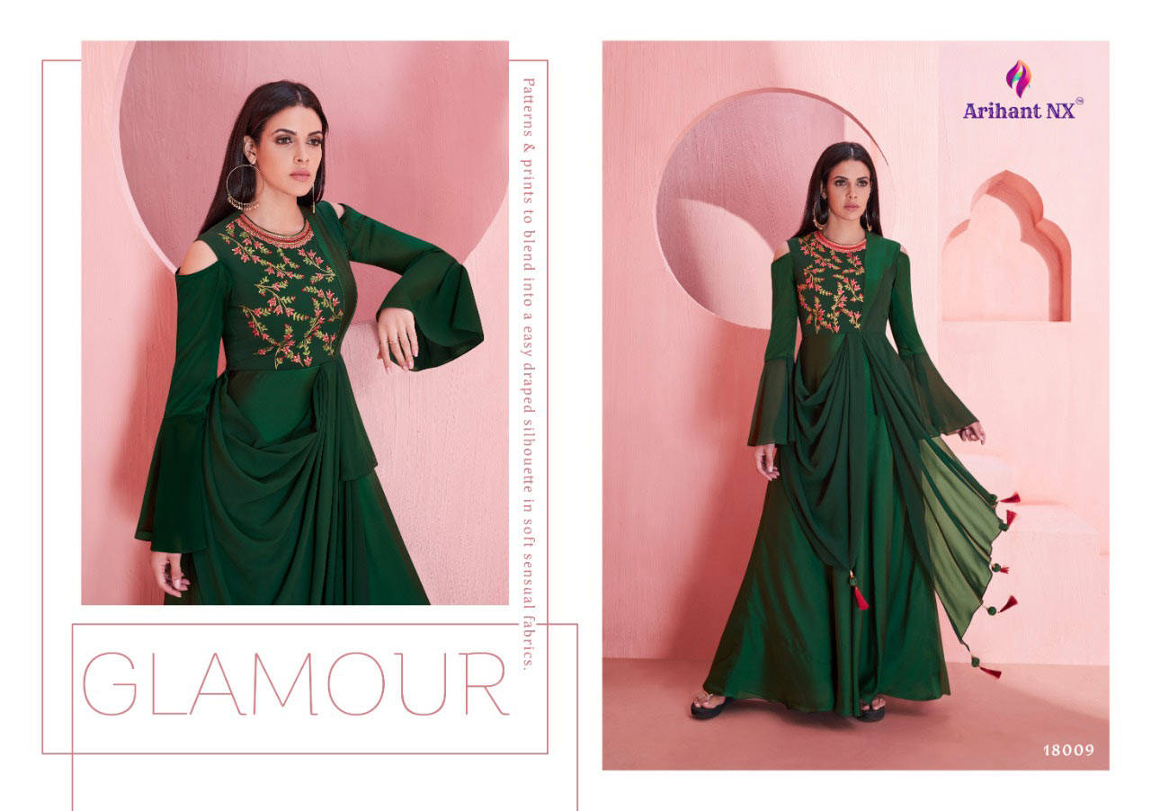Sui Dhaga Vol-2 Arihant Nx Semi Georgerre Long Kurta Sui Dhaga Vol-2 Arihant Nx Semi Georgerre Long Kurta
